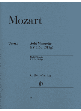 8 Menuette mit Trios KV 315g